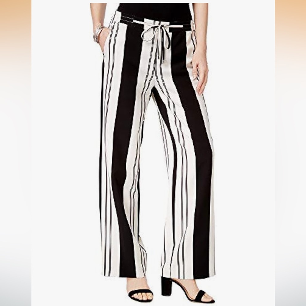 NWOT INC Striped Drawstring Pants